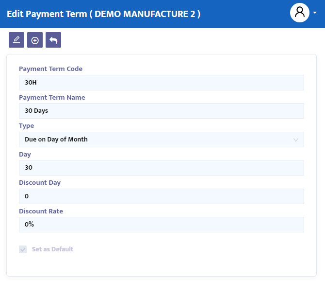 Payment Term