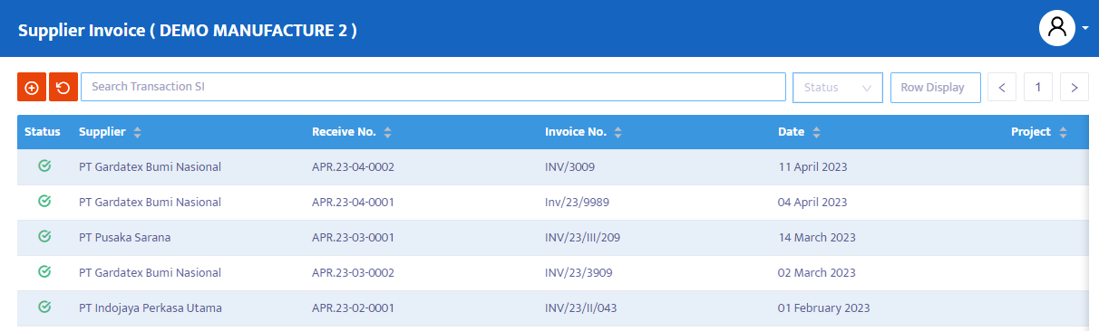 Supplir Invoice