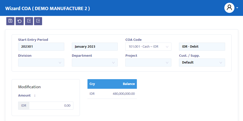 Beginning Account Balance